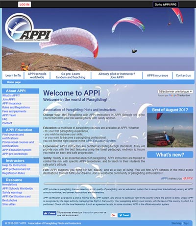 Relook of APPI website