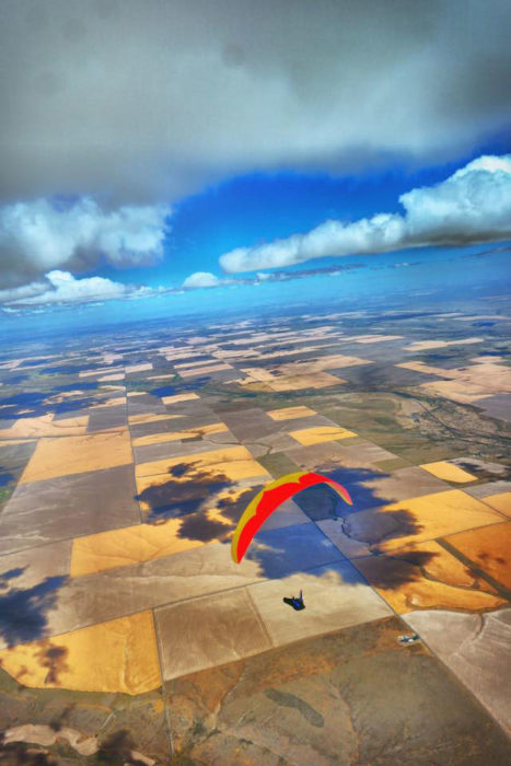 US paragliding record